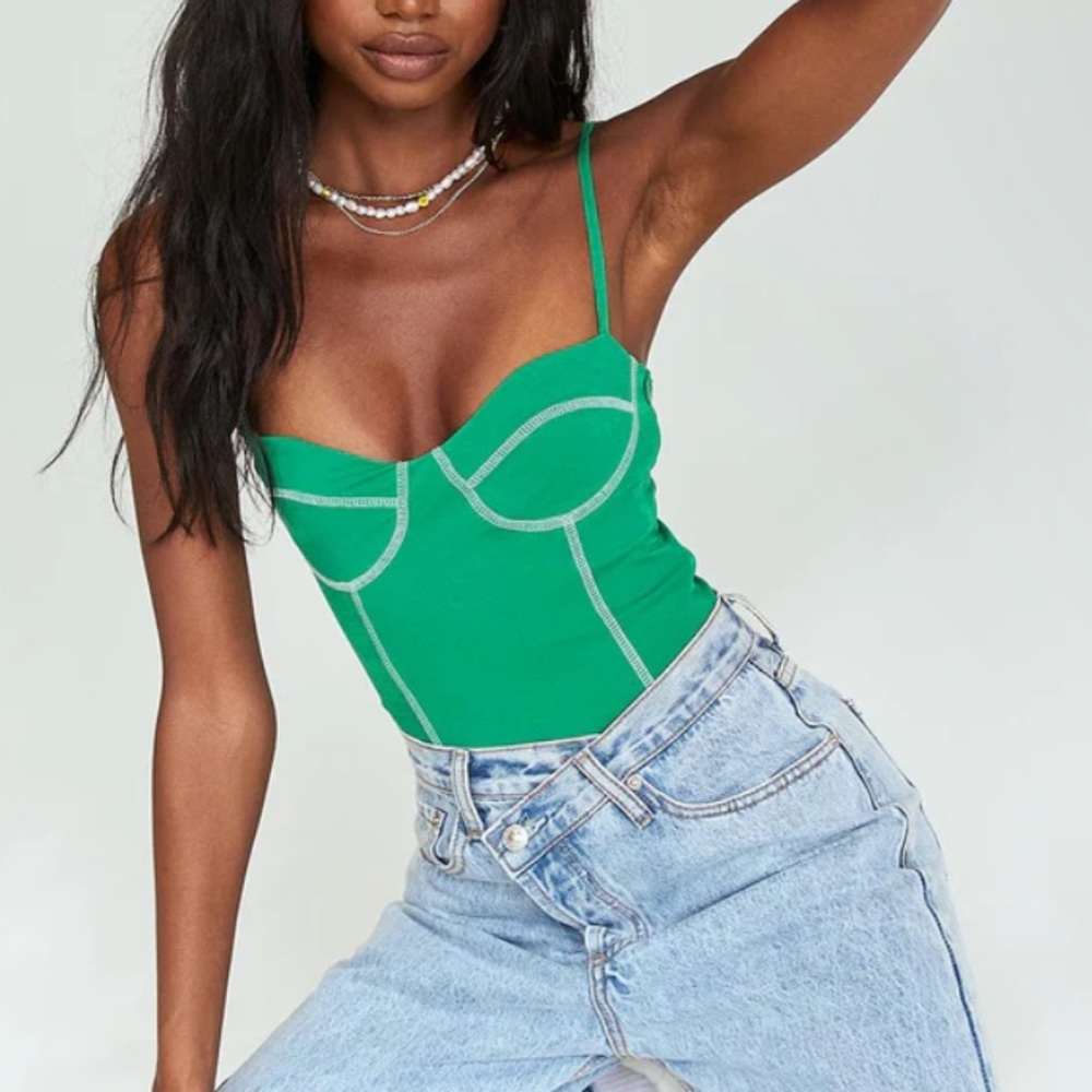 Green Princess Polly Bodysuit